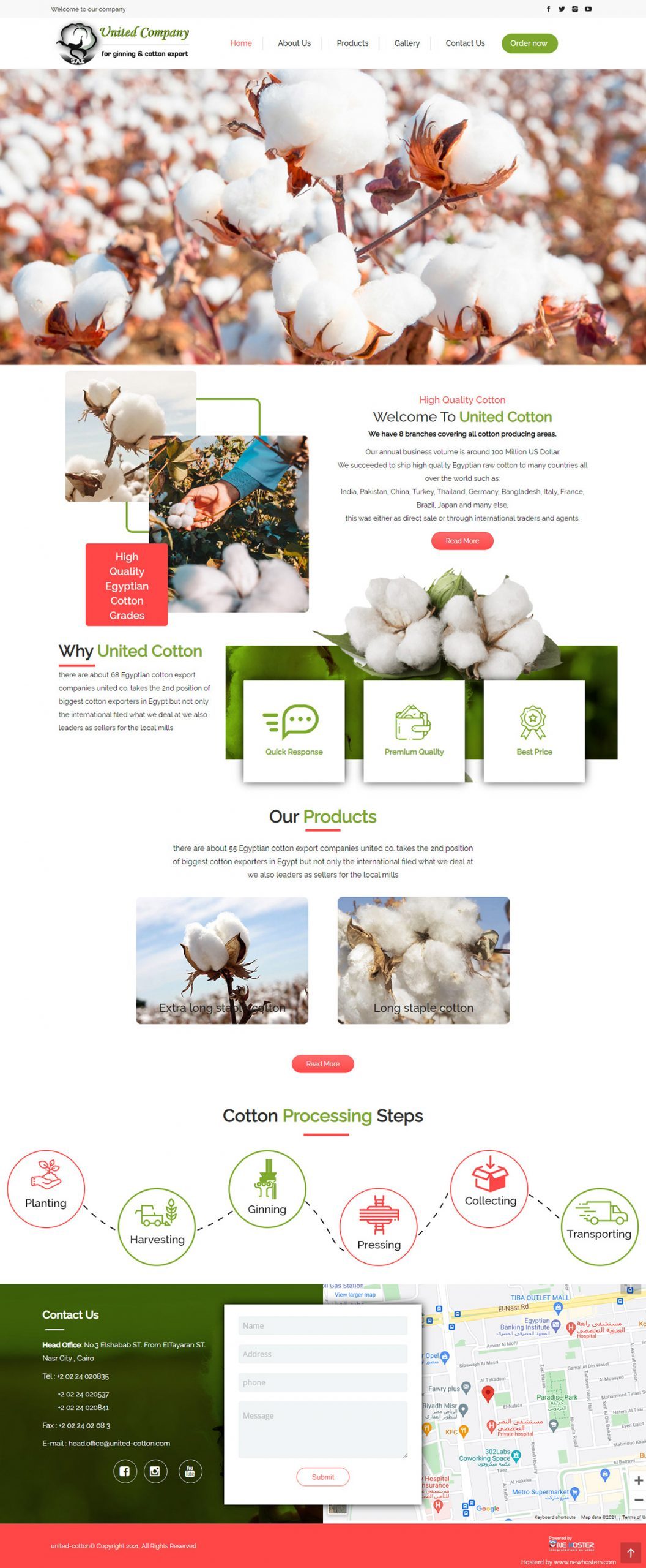 onehoster-website-united-cotton